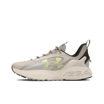 Under Armour HOVR Mega 2 Anti Slip Wear Resistant Low Top Casual Running Shoes Unisex Gray Green