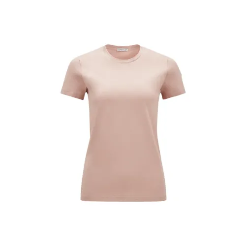 Moncler T-Shirts Women's Light Pink