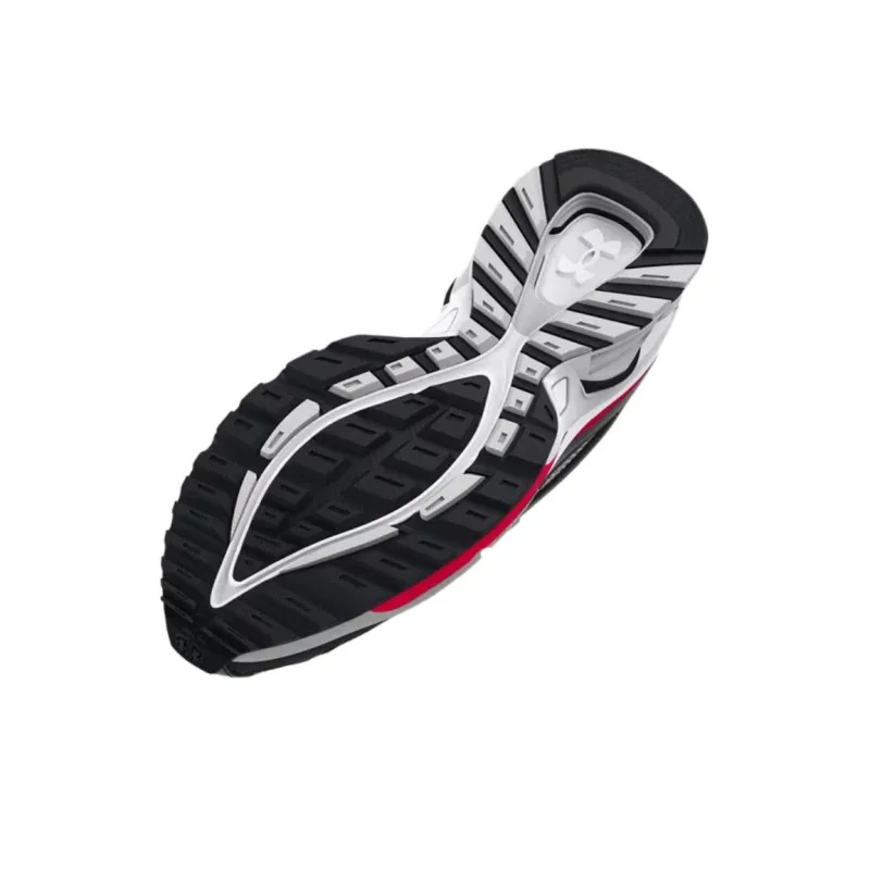 Under Armour Apparition Anti Slip Wear Resistant Low Top Casual Running Shoes Unisex Black Gray Red-5