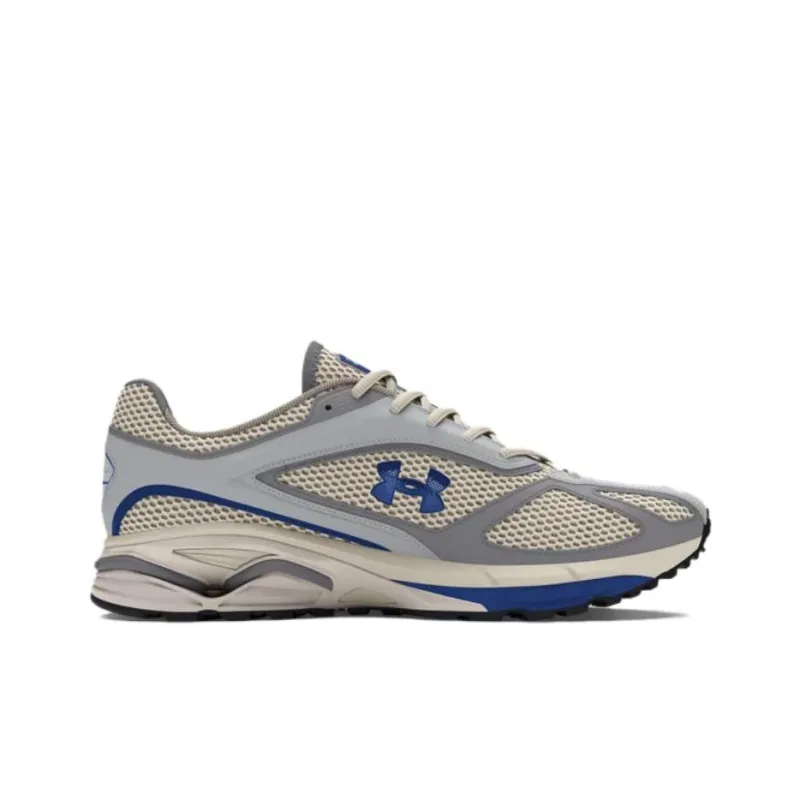 Under Armour Apparition Anti Slip Wear Resistant Low Top Casual Shoes Unisex Gray Blue-1