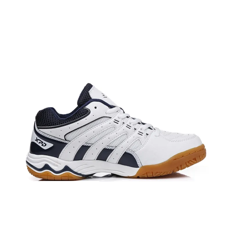 XPD Badminton Shoes Unisex Low Top White Blue/White Red-1