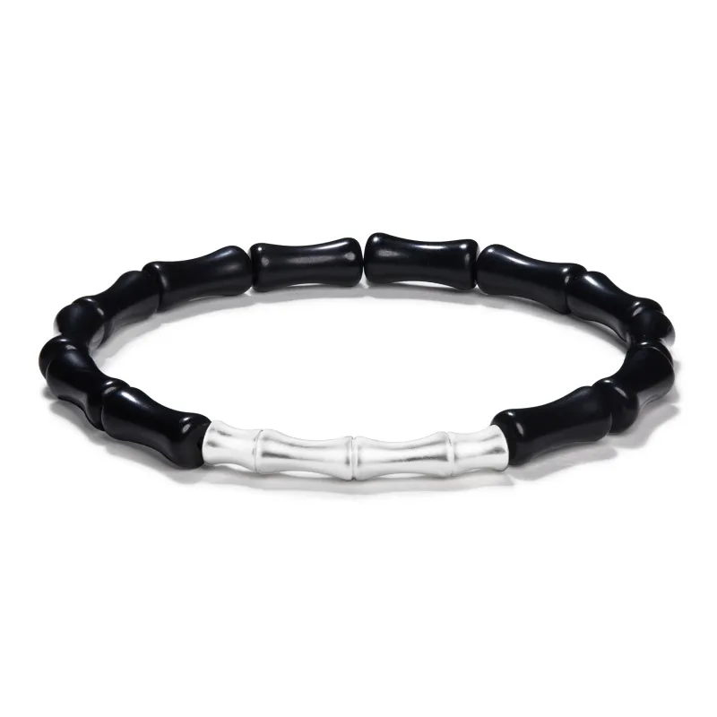 North Cain Colored Glaze Jade Bracelets Unisex-1