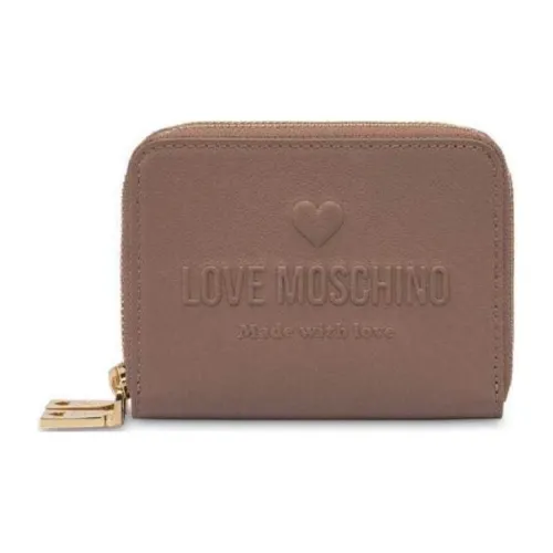 LOVE MOSCHINO Logo-embossed Leather Wallet