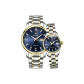 Steel Band Blue Dial