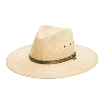 STETSON Palm Grass Sun Protection Hats Unisex Beige
