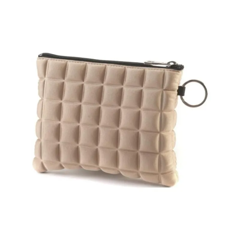 BPRIME 3D Cube Molded Fabric Wallet Mini Women's Milk Candy Color-1