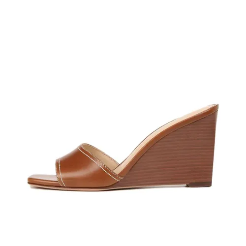 VERONICA BEARD Slide Slippers 8.5cm Women's Caramel