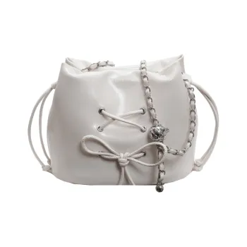 OTA PU Shoulder Bag, Crossbody Bag Women's Ecru/Silver/Black/Red