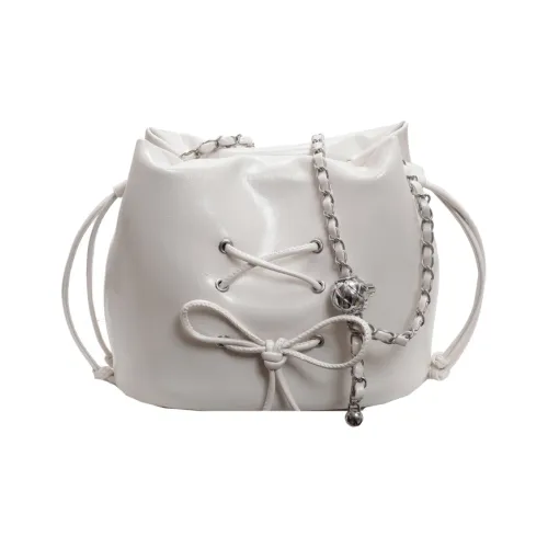OTA PU Shoulder Bag, Crossbody Bag Women's Ecru/Silver/Black/Red