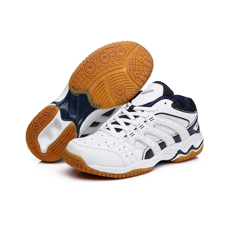 XPD Badminton Shoes Unisex Low Top White Blue/White Red-5