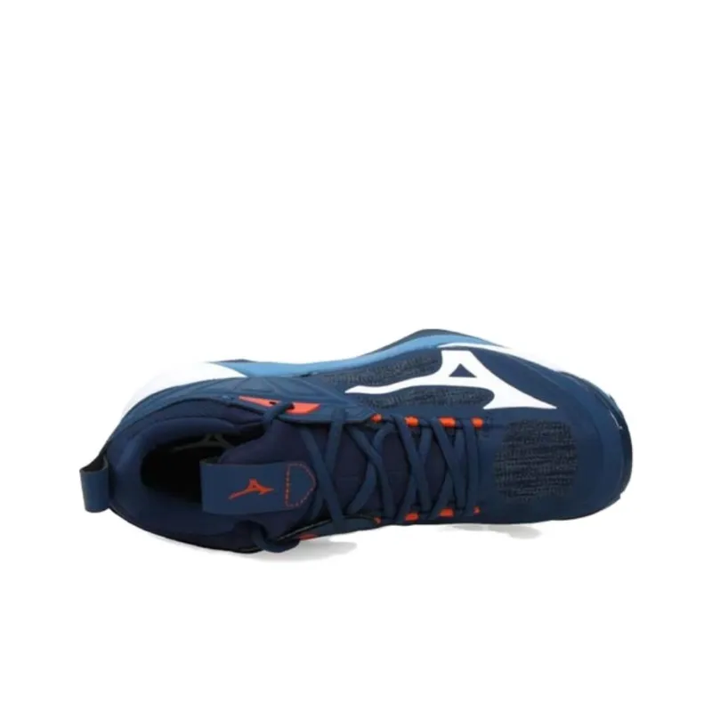 Mizuno Wave Momentum 2 'Dark Denim Scarlet Ibis'-3