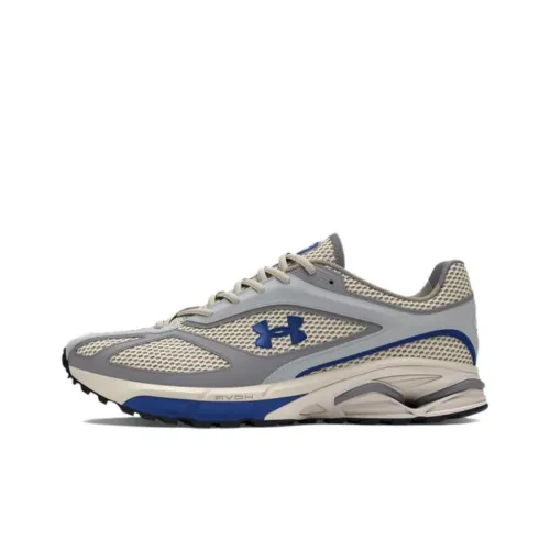 Under Armour Apparition Anti Slip Wear Resistant Low Top Casual Shoes Unisex Gray Blue