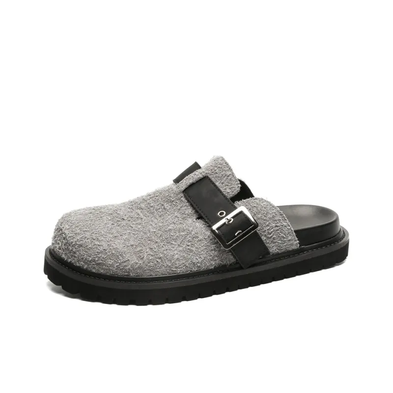 ZUWUDONG Quiet Abrasion Resistant Wrap toe Slippers Men's-3