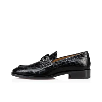 CL LUBOTING Chambelimoc Loafers Men's Black