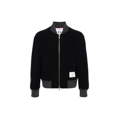 THOM BROWNE Jackets Men Marine Blue