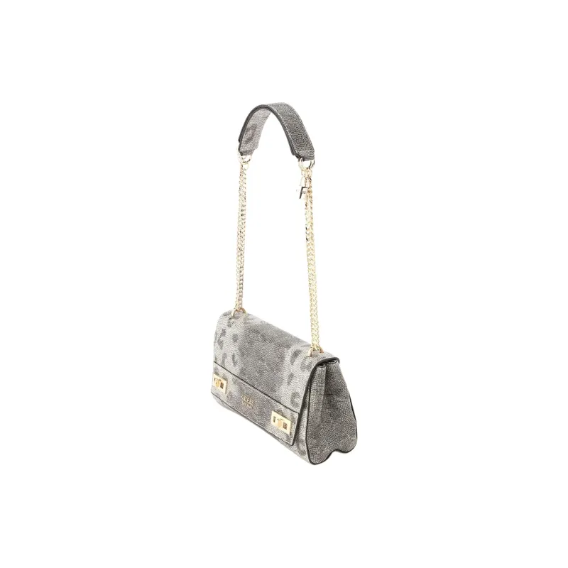 GUESS Synthetic Leather Crossbody Bag Shoulder Bag Women's Charcoal Gray-1