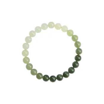 Strange Snow Hetian Jade Bracelets Unisex Pale Greenish-White Jade