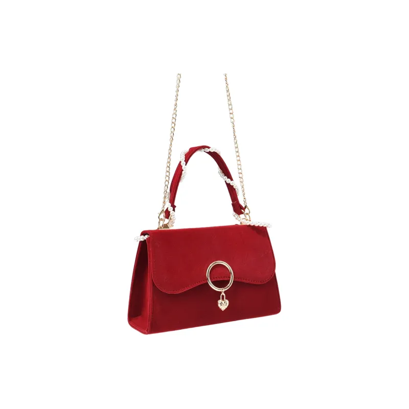 DALO Shoulder Bags Burgundy-2