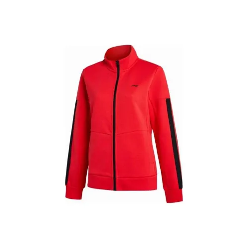 LINING Sports Life Collection Jackets Women's Crimson Cherry Red