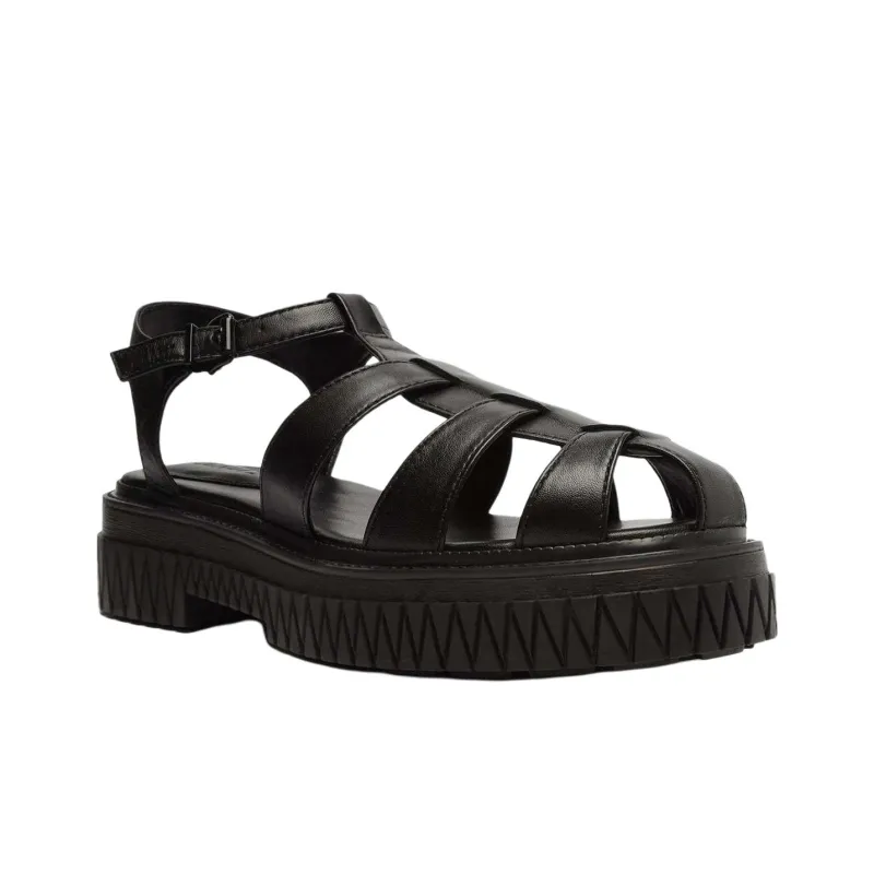 Schutz Beatri Roman Sandals 5cm Women's Black-2