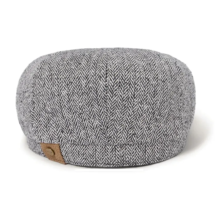 STETSON Polyester Berets Unisex Black Gray Color-3