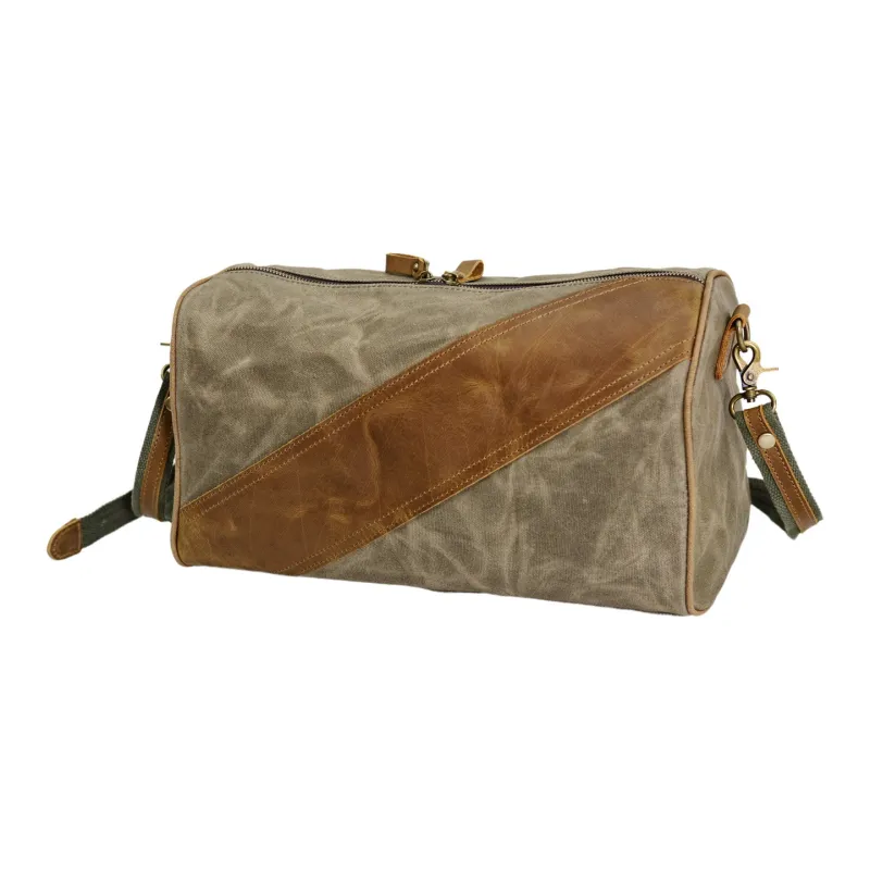 TTaG．baG Leather With Wax Canvas Shoulder Bag, Crossbody Bag Regular Men's Khaki/Army Green/Dark Gray/Black-6