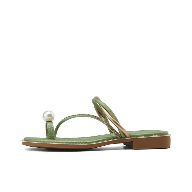 DAPHNE Flip Flops Women's Apricot-3