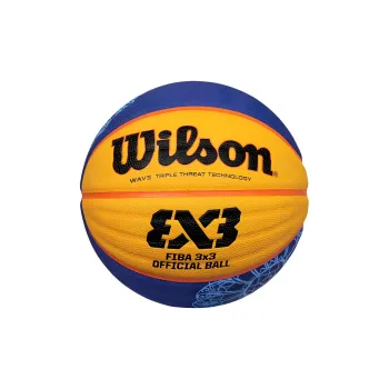 Wilson PU Basketball Yellow Blue Size 6 Training Unisex
