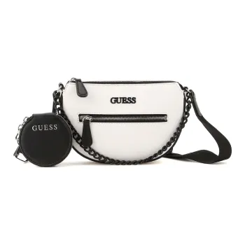 GUESS Polyurethane Crossbody Bag Shoulder Bag Mini Women's White
