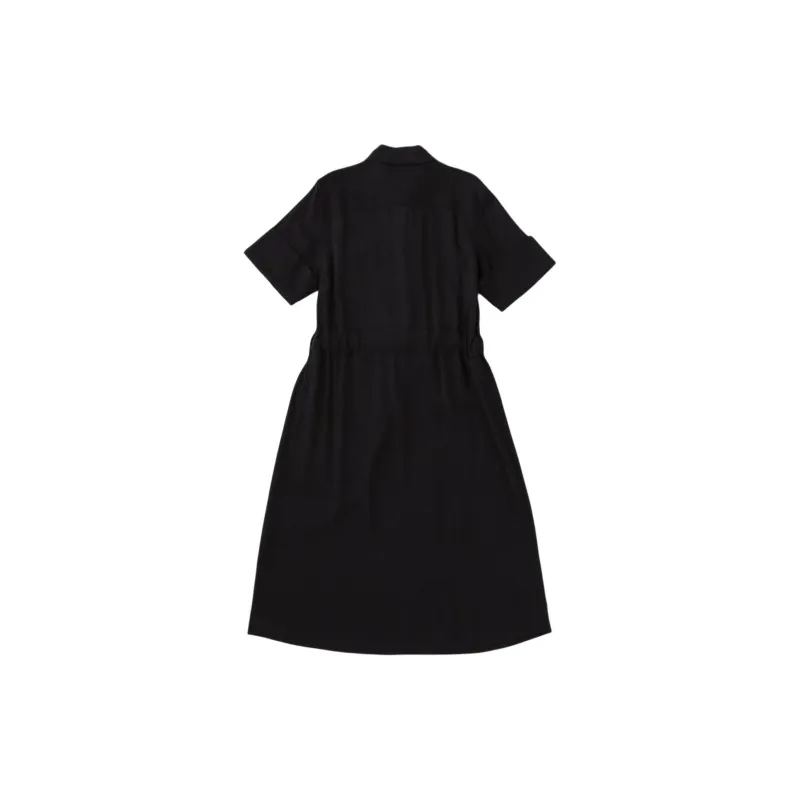 Tommy Hilfiger SMD AF FLUID UTLTY MIDI SS DRE Short Sleeved Dresses Women's Black-1