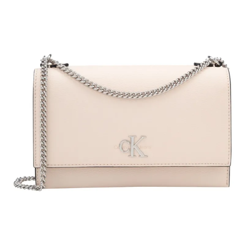 CALVIN KLEIN Blended Material Shoulder Bag Regular Women's Egg Shell Yellow-0