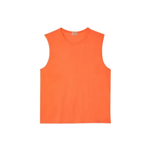 AMERICAN VINTAGE A.M Tank Tops Men Neon Orange