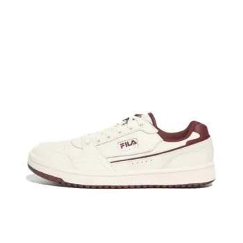 FILA Targa Low Top Skateboard Shoes Unisex White Red