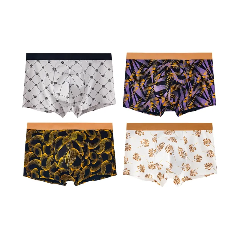 Disney 100% Cotton Boxer Briefs Men's 4 Pack-8