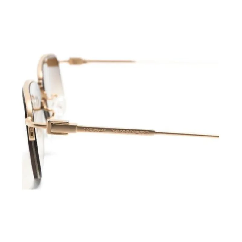 Yohji Yamamoto Gradient lenses Oval frame Sunglasses-2