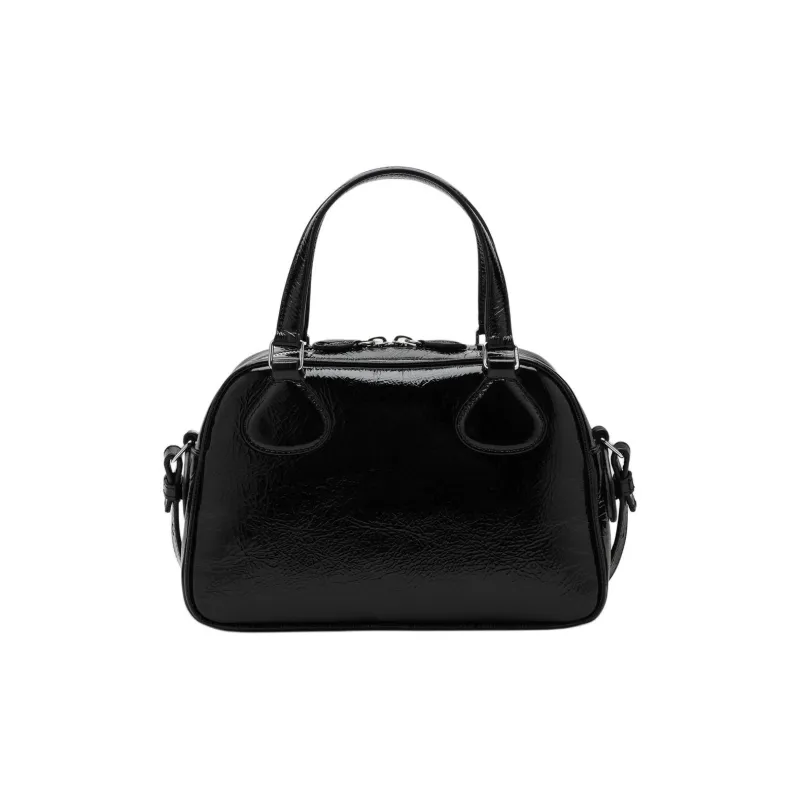 COURREGES Reedition Bowling Zip Up Top Handle Bag-2