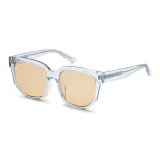 C2: Bright Transparent Frame with Yellow Lens
