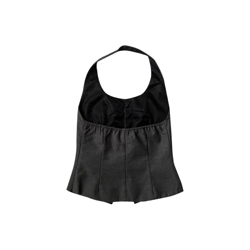 Fuccykee Tank Tops Women's Gray-1