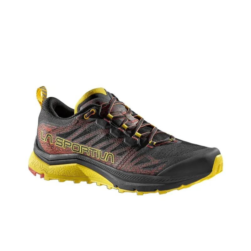 LA SPORTIVA Low-Top Running Shoes Men's Black Yellow-2