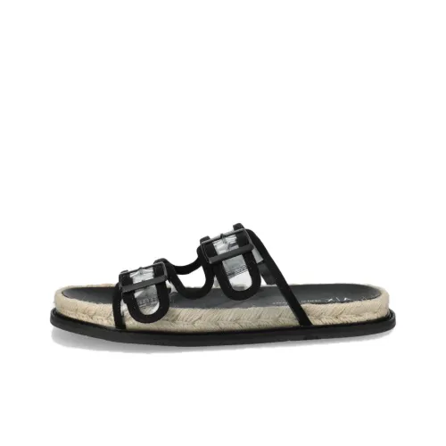 ARMANI EXCHANGE Slide Slippers Women's Black