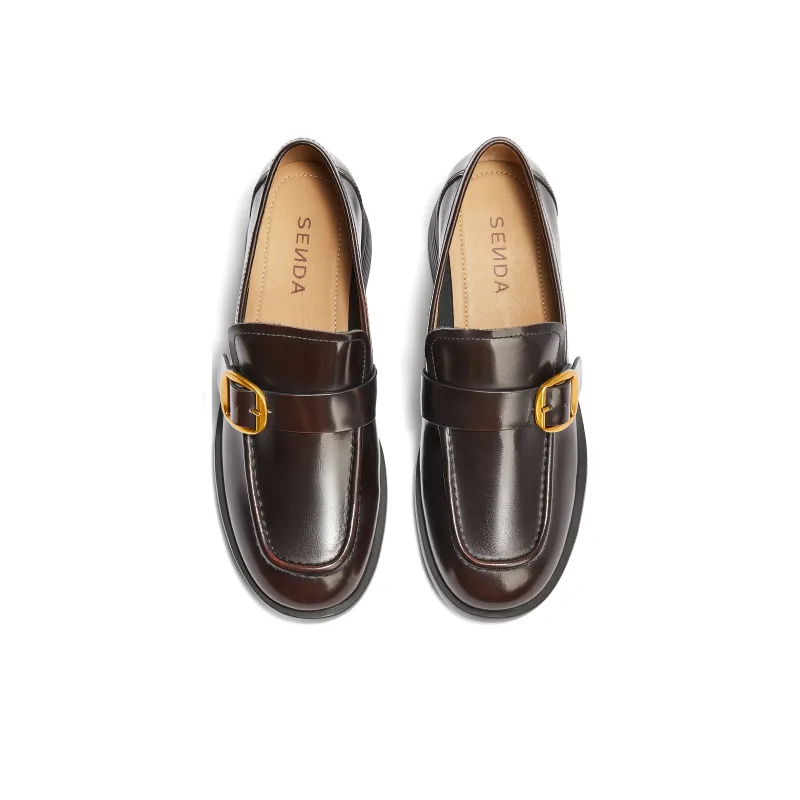 Senda Loafers Women's Dark Brown-2