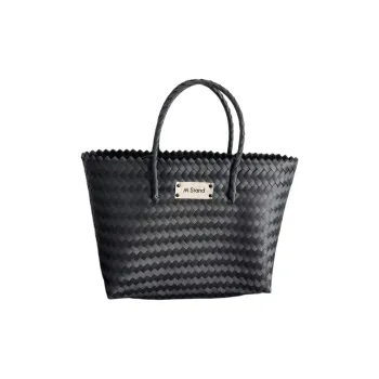 M Stand Polypropylene Pp Tote Bag, Shopping Bag, Handbag Regular Women's Black