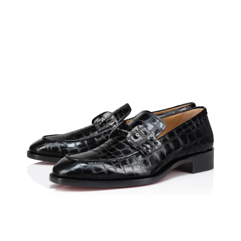 CL LUBOTING Chambelimoc Loafers Men's Black-2