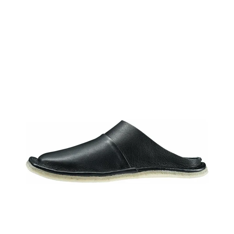 Trippen Wrap-toe Slippers Women's Black-0