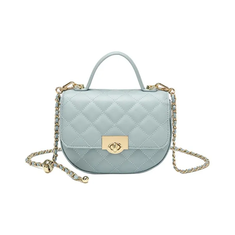 DAPHNE PU Crossbody Bag Medium Size Women's Blue-0
