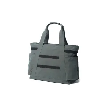 Snow Peak Polyester Tote Bag, Shopping Bag, Shoulder Bag, Handbag Unisex Olive
