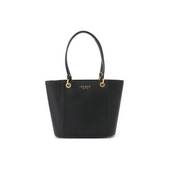 GUESS Synthetic Leather Handbag Shoulder Bag Small Size Women's Black