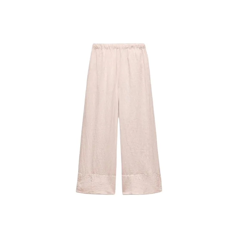 ZARA ZW Series Casual Pants Women's Pink-1