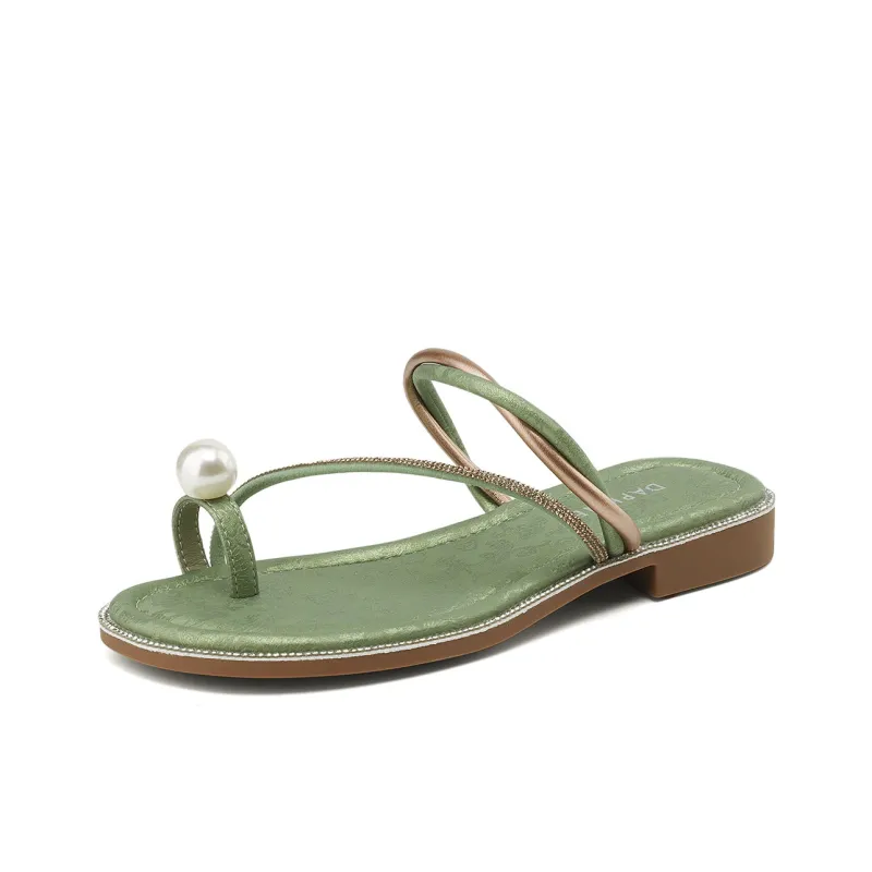 DAPHNE Flip Flops Women's Apricot-4