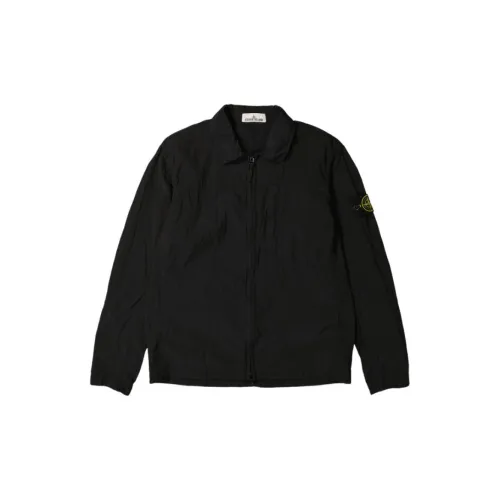 STONE ISLAND Jackets Men Black